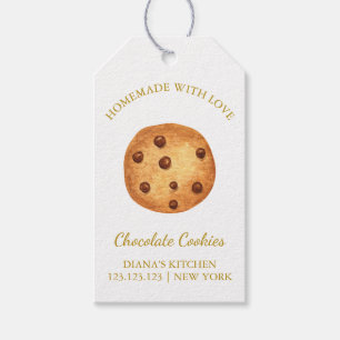 Para Presente Etiqueta de suspensão de cookies frescos e simples