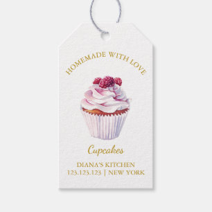 Para Presente Etiqueta de suspensão do Cupcake simples de uso do
