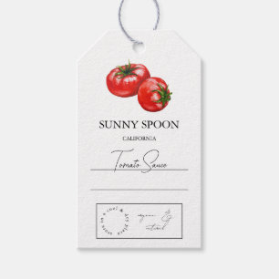 Para Presente Etiqueta de suspensão do tomate