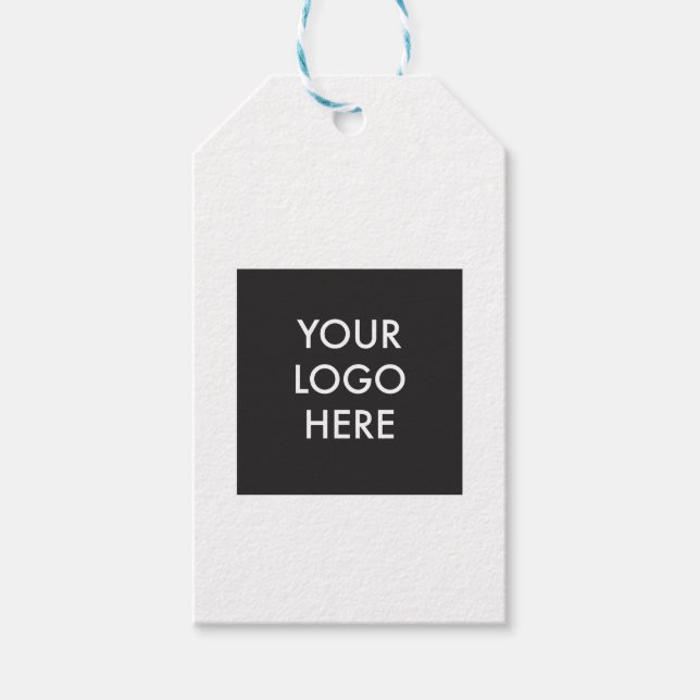 Para Presente Etiqueta de travamento do logotipo personalizado,  (Frente)