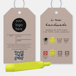 Para Presente Etiqueta de travamento do logotipo Preço de calço 