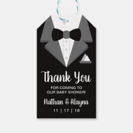 Para Presente Etiqueta do Favor Tuxedo, Etiqueta do Chá de frald