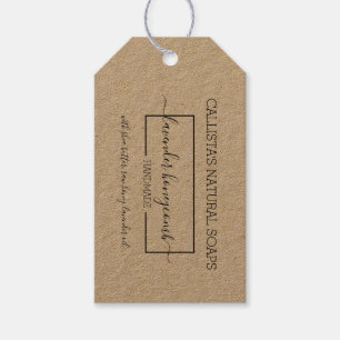 Para Presente Etiqueta do produto de embalagem de sabão preto K