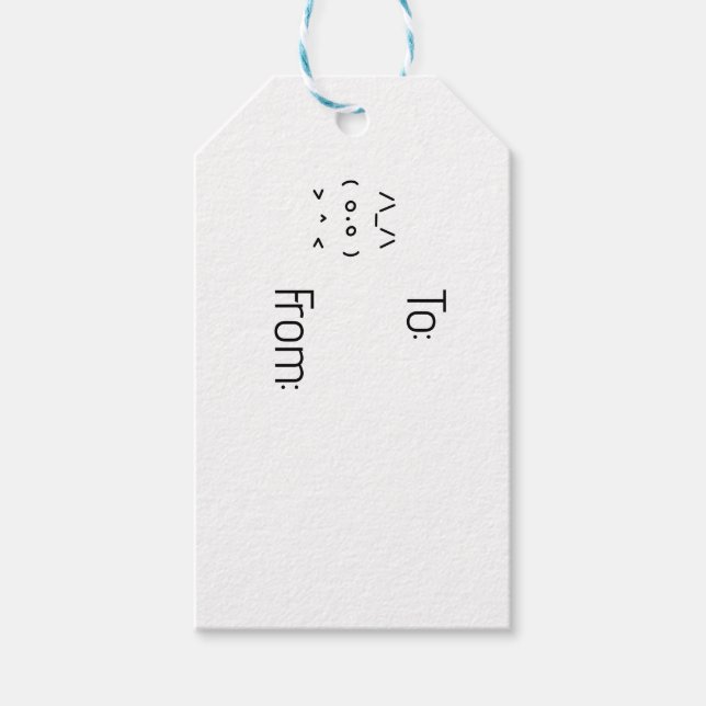 Para Presente Etiqueta Gift AI de Chat (Frente)
