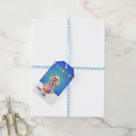 Para Presente Etiqueta Gift Puppy Puppy Puppy Toy Poodle