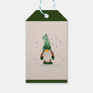 Para Presente Etiqueta Gnomo de Inverno do Alasca
