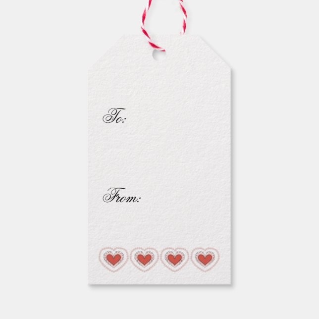 Para Presente Etiqueta Joyful Heart Gift (Verso)