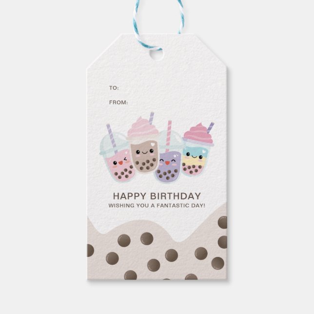 Para Presente Etiqueta Mínima Bonita de Aboborinha de Leite de C (Frente)