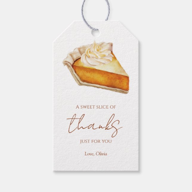 Para Presente Etiqueta Rastreada de Pizza de Pumpkin com Retângu (Frente)