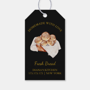 Para Presente Etiqueta Simples de Travamento de Pão Fresco Fresc