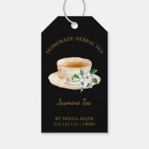 Para Presente Etiqueta Simples Jasmine Tea Hang