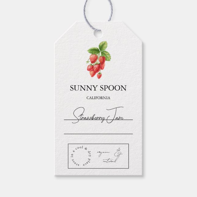 Para Presente Etiqueta Strawberry Hang (Frente)