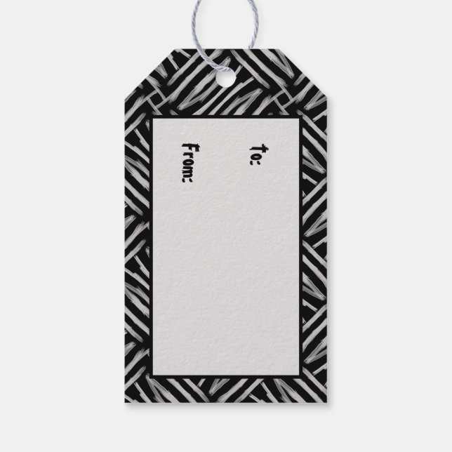 Para Presente Etiqueta Tribal Chalk (Verso)