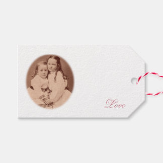 Para Presente Exquisita etiqueta de meninas vintage FromMyDesk