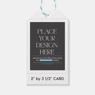 Para Presente Favor personalizado e etiqueta GIft - 2 por 3,5 po