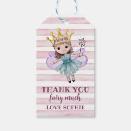Para Presente Favorito etiqueta Fada Princesa Rosa Aniversário
