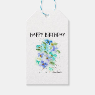 Para Presente Feliz Aniversário com a Etiqueta do Presente, Arte