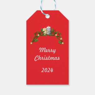 Para Presente Feliz Natal 2024 - Etiqueta Red Gift