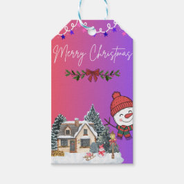 Para Presente Feliz Natal Etiqueta Festiva