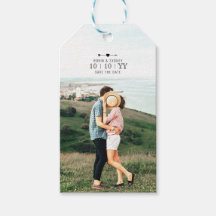 Foto leve | Salvar a data | Etiqueta de presentes