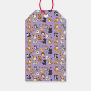 Para Presente Gatinhos e Cuppies - Etiqueta de presentes