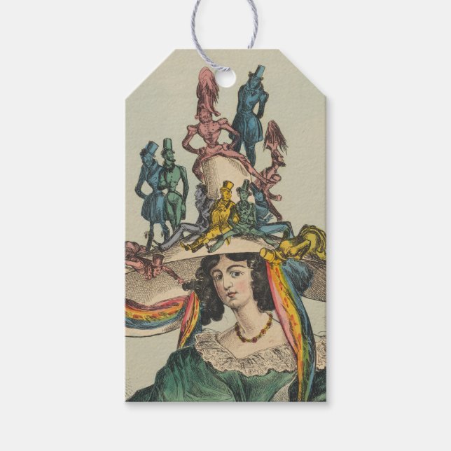 Para Presente Lady - Etiqueta de presentes (Frente)