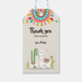 Para Presente Llama obrigado você etiqueta Fiesta Cactus Alpaca 