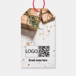 Para Presente Logotipo da marca qr código da etiqueta de present