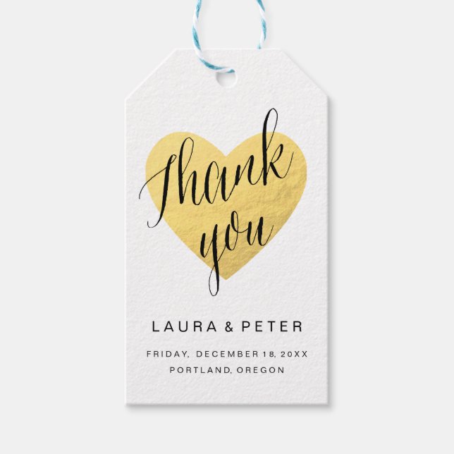 Para Presente obrigado Dourado você prefere a etiqueta (Frente)