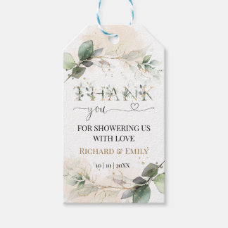 Para Presente Obrigado Etiqueta