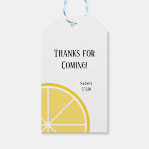 Para Presente Obrigado que da limonada você etiqueta