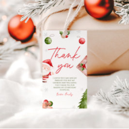 Para Presente Oh, Que Bela Etiqueta De Aniversário De Natal