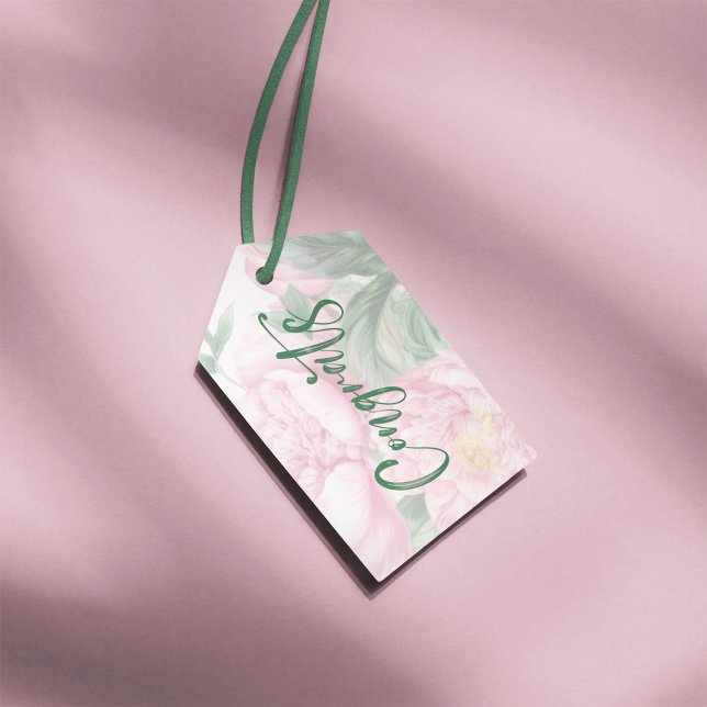 Para Presente Parabéns pela etiqueta de favor (Congrats Favor Tag)