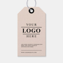 Roupas com Logotipo Personalizado Simples Etiqueta