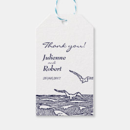 Para Presente Rustic Beach Wedding Obrigado A Favorecer Etiqueta