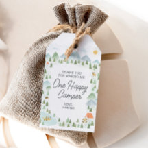 Uma etiqueta de favor do primeiro aniversario de c