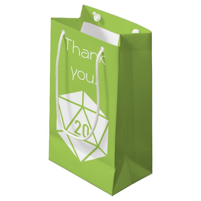 Para Presentes Pequena Elegância de Mesa em Sacola de Presente Peridot (Frente inclinada)