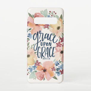 Para Samsung Galaxy Capa de telefone floral de Escritura