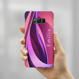 Para Samsung Galaxy Capa de Telefone Roxa Personalizada
