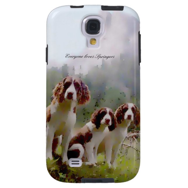 Para Samsung Galaxy, Case-Mate Capa de telefone do Spaniel de Springer (Traseira)