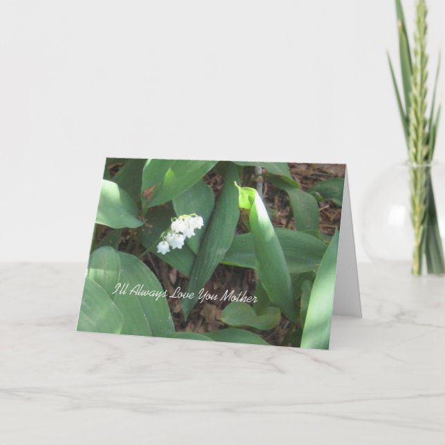 Para sempre cartão do dia das mães do amor (Frente)