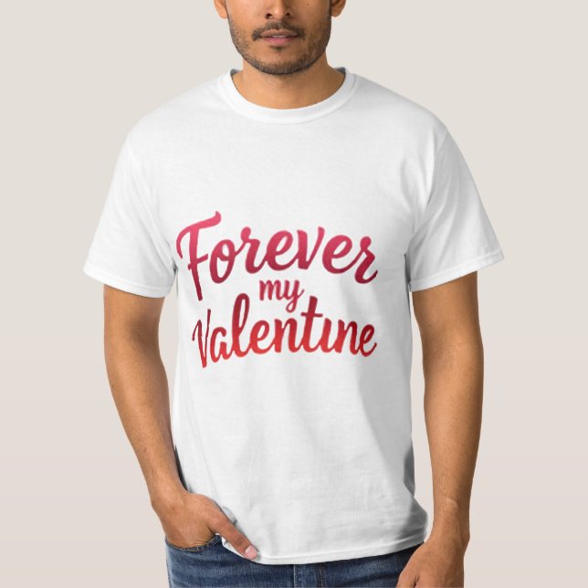 Para sempre, design de Na moda de camisa do meu Na (Frente)