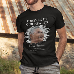 Para Sempre Em Nossos Corações Camiseta Foto Mem