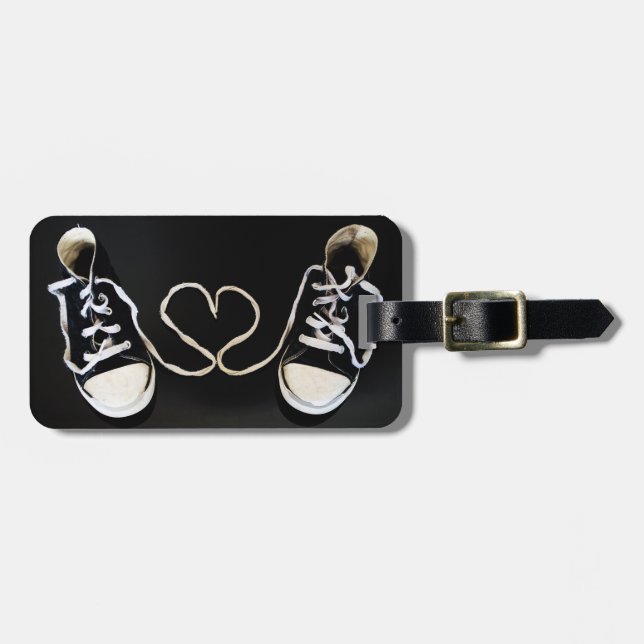 Para sempre Etiqueta de bagagem personalizada (Frente Horizontal)