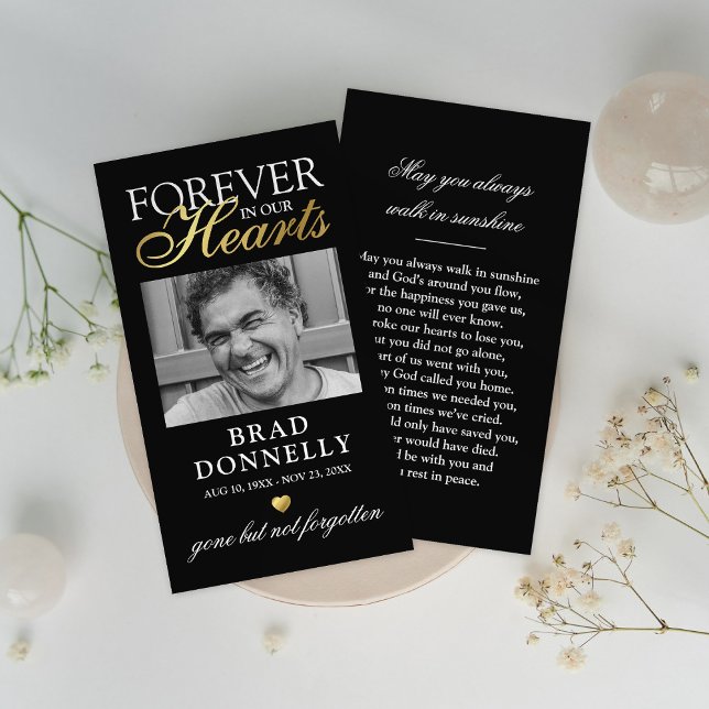 Para sempre no nosso Cartão de Oração Funeral (Criador carregado)