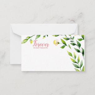 Para sempre no nosso cartão florista Thoughts