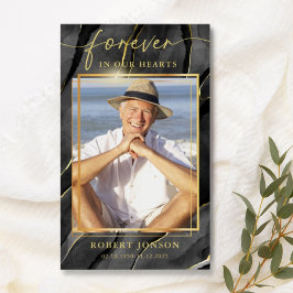 Para sempre no nosso coração Cartão de Oração Memo