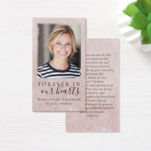 Para sempre no nosso coração Foto Cartão de Oração