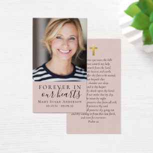 Para sempre no nosso coração Foto Cartão de Oração