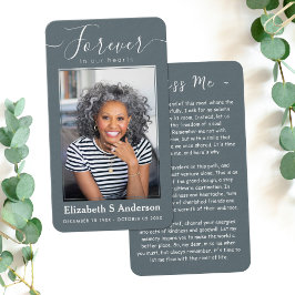 Para sempre no nosso coração Foto Cartão de Oração